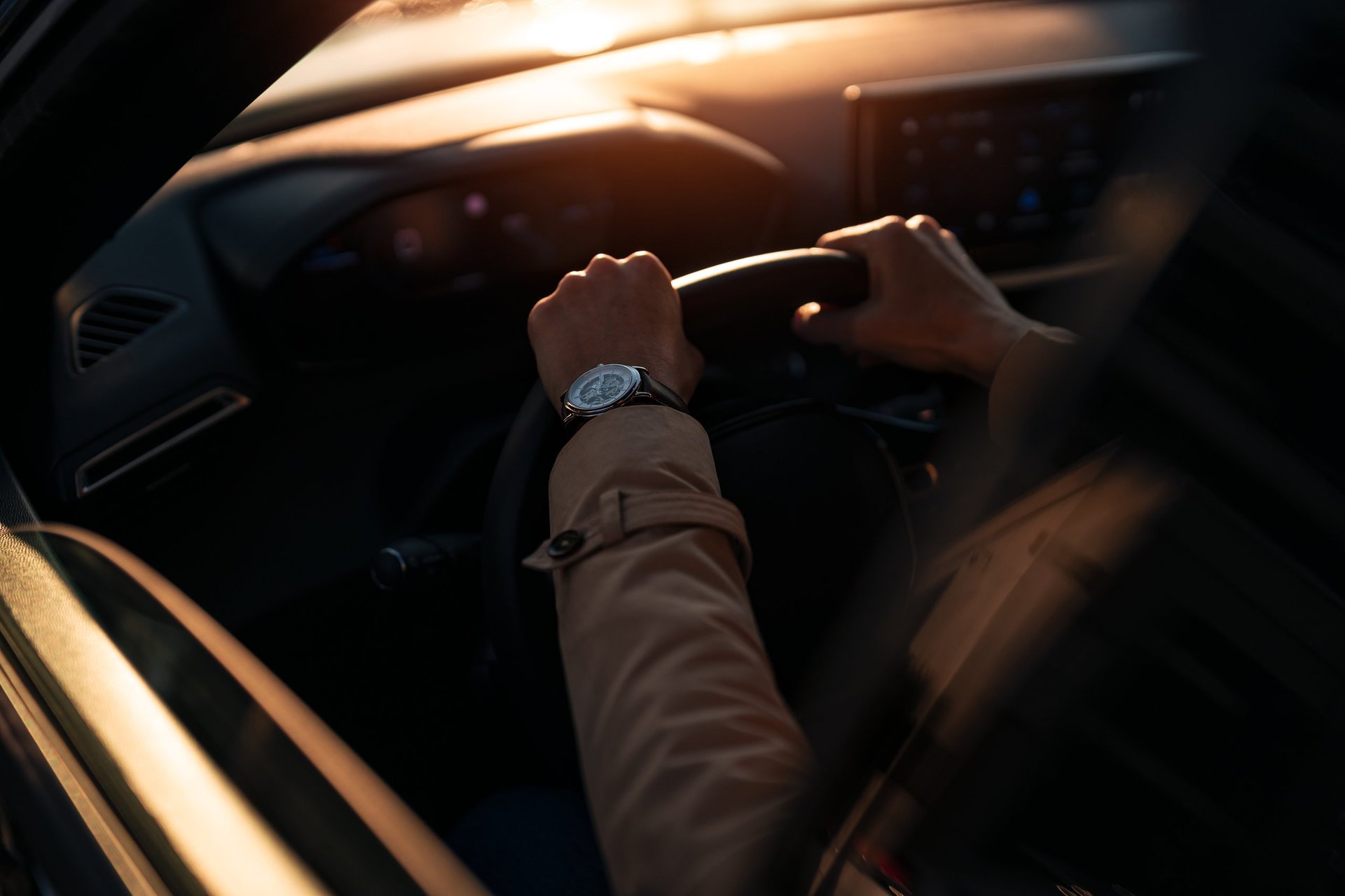 Luxury car interior